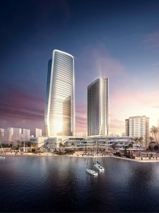 HuaFa Financial Center Tower 1&2, 210m in  hei...